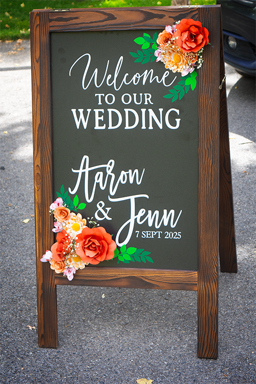 Aaron and Jenn Wedding Photo